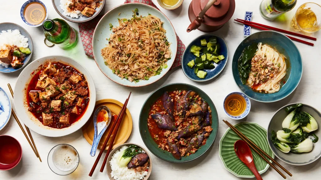 chinese dishes at china one fontana